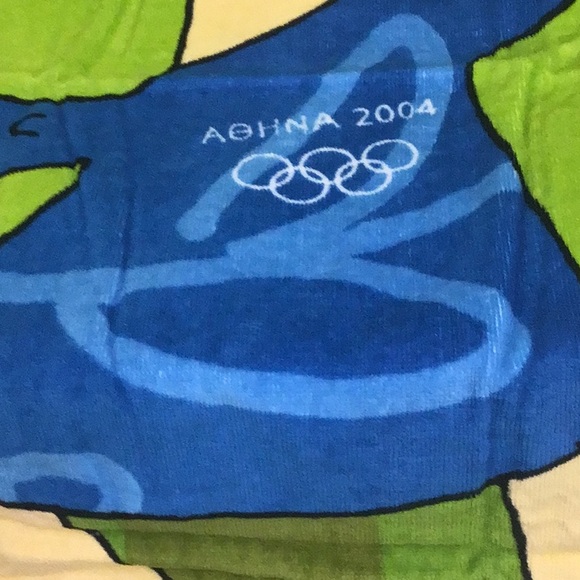 2 VINTAGE 2004 ATHENS OLYMPICS SPORTS TOWEL - Picture 7 of 13